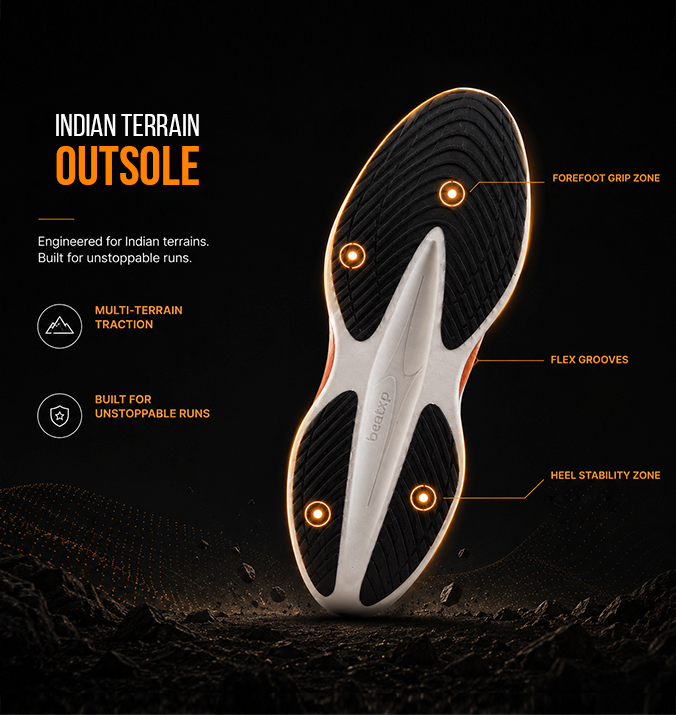 Indian Terrain Outsole