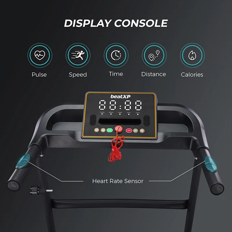 beatXP Arena (2.5 HP Peak) Electric Motorized Treadmill