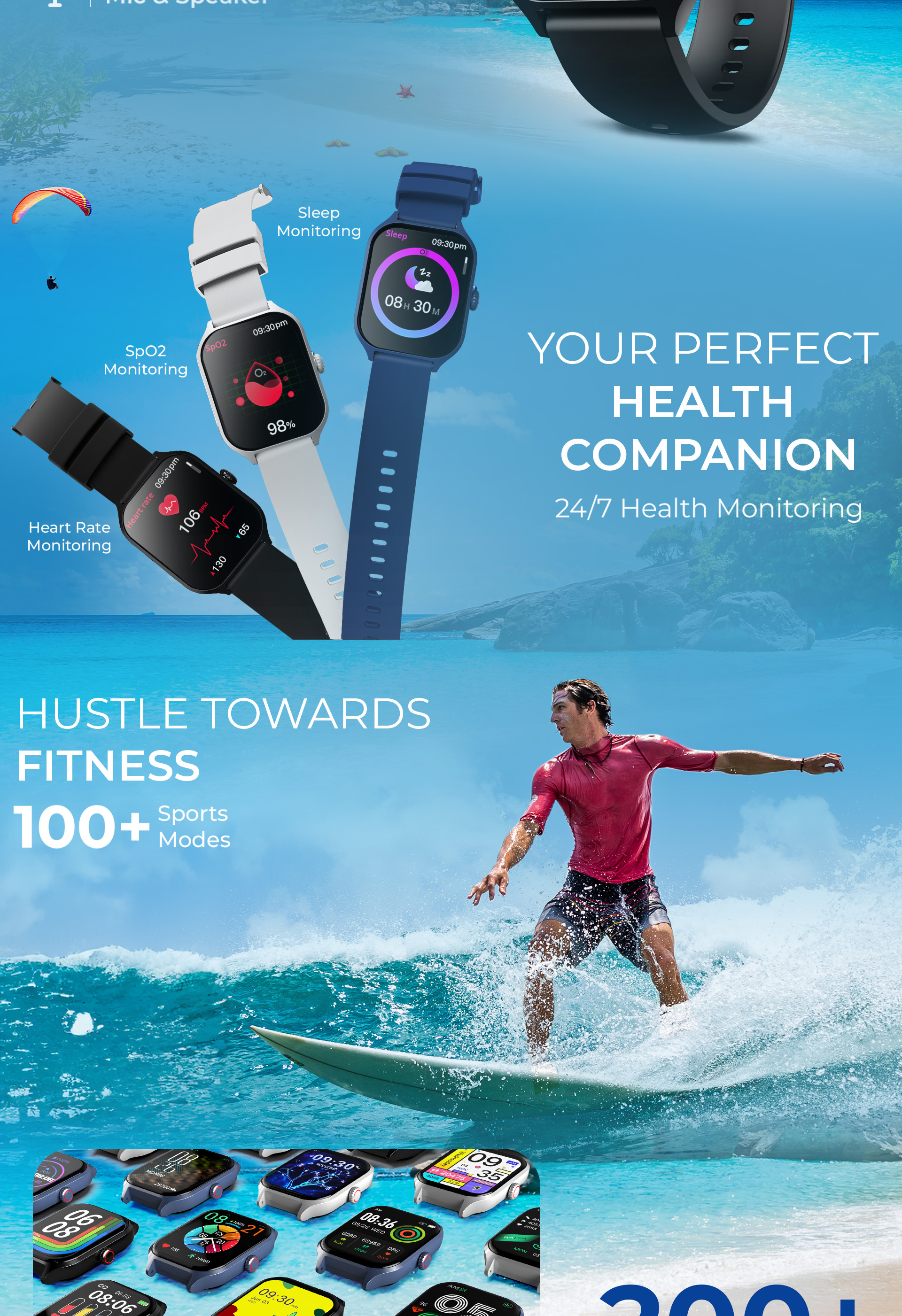 beatXP Marv Raze Smart Watch